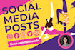 design awesome social media posts