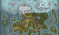 do medieval fantasy map, isometric vector map illustrations for novels games dnd