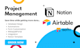 build your notion and airtable CRM dashboard and automation system