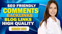 build 195 unique domain blog commenting