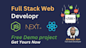develop a modern full stack web app using next js