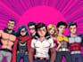create a comic cover page design illustration
