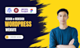 design a custom wordpress, elementor website