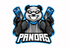design vintage original panda logo