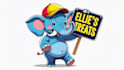 design elephant mascot logo in high definition