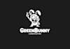 design awesome green bunny logo