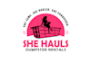 design hauls dumpster rentals logo
