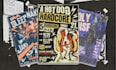 design grunge and raw gig posters for bands and events