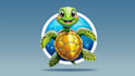 do sea turtle mascot logo in 48 hours