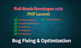 development site with php laravel