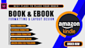 do book formatting, ebook formatting, book cover design