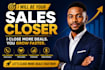 be sales closer b2b lead generation sms outreach GTM