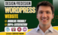 build wordpress website design, redesign wordpress business website development