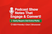 write engaging and SEO optimized podcast show notes