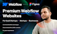 build a professional webflow website from figma