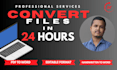 convert non editable file