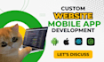 develop custom websites, web apps and mobile apps as your full stack developer