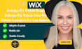 redesign wix website design redesign wix website  clone wix website ecommerce
