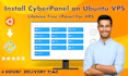 install and configure cyberpanel, cpanel, plesk on vps