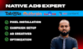 setup and manage taboola, outbrain, and native ads campaigns