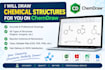 draw chemical structures for you on chemdraw