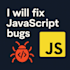 fix your javascript bugs fast, vanilla js expert