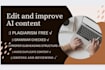 edit and humanize ai content