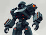 make cyberpunk sci fi robot, mecha character concept art