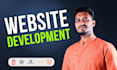 develop your website as a full stack web developer