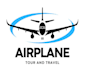 design beautiful airplane logo