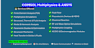 do fea, cfd, thermal and structural analysis using ansys and comsol