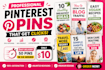 design professional and custom pinterest pin designs