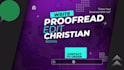 write, edit, and proofread christian books