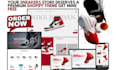 build sneaker shopify adidas footwear sneakers dropshipping website shoe store