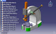 do a simple 3d and 2d using catia v5