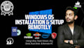 windows os installation and setup remotely