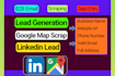 do targeted b2b email list building, google maps lead generation, data scraping