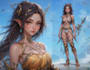 do character and oc design on digital art