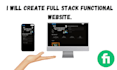build full stack functional website