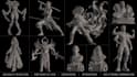 sculpt your 3d character toys for 3d printing and rendering