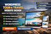design tour and travel agency website in wordpress
