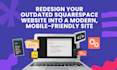 redesign your outdated squarespace business website