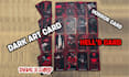 do dark art tarot, zodiac tcg layout, devil themed deck with guidebook and box