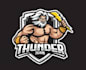 design high quality zeus mascot logo with free source file