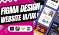 do figma design website, website redesign