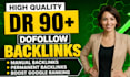 creat dr 90 plus dofollow guest post backlinks