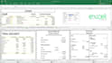 prepare excel automated trial balance financial statements