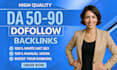 provide da 90 permanent dofollow guest post backlinks service
