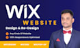 wix website design, redesign wix website, wix online store, wix website