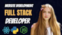 do custom full stack website development, full stack developer